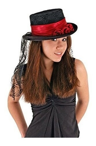 Elope Gothic Rose Top Hat