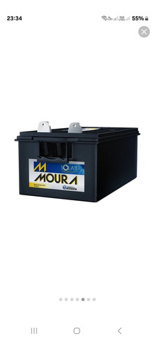 Bateria Solar Moura Ms234 Ah Usada C Garantia De Nota Fiscal (Usado)