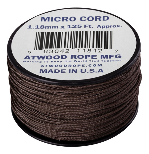 Microcord Brown Atwood Rope Usa - Crt Ltda