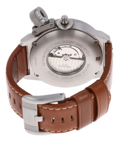 Reloj Para Hombre Tw Steel *clasico*. Café Plateado Amarillo (Usado)