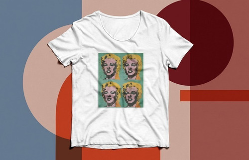Remera Las Cuatro Marilyns Andy Warhol  (dama/unisex)