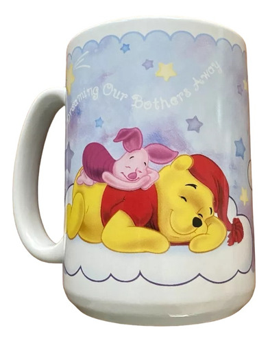 Mug Winnie The Pooh And Tiger. Disney, 400 Cc. Años 90