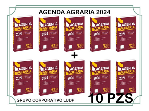 Agenda Agraria 2024 Isef (precio Especial) 10 Piezas
