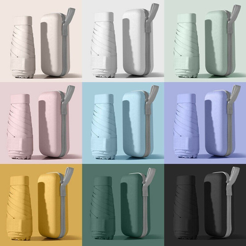 I Mini Paraguas Plegable Con Protección Uv+portátil