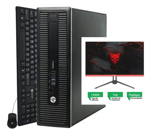 Pc Hp 600 G1 I5-4570 8gb 256gb Ssd & Monitor M2444p Grado A