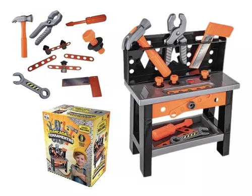 Mini Jogo De Ferramentas Infantil Mecânico Kit Ferramentas Com Carrinho