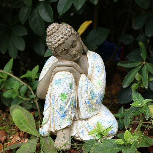 Estatua De Buda Durmiente De Resina Manualidades Creativas, 