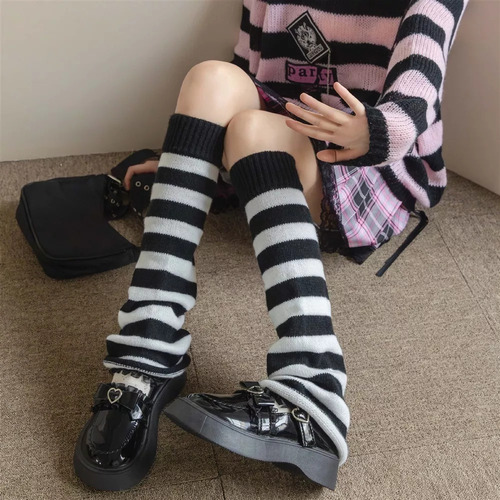 Calcetines De Punto Para Mujer, 2 Pares 1