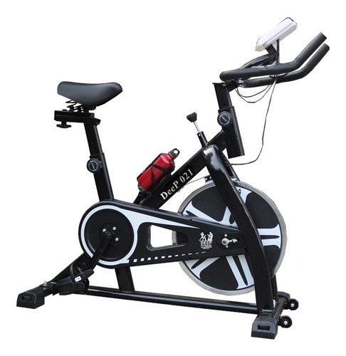 Bicicleta ergométrica Deep Fitness Deep 021 para spinning cor preto