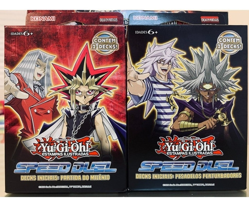 Yugioh Kit Deck Inicial Marik Bakura Yugi Pegasus Speed Duel