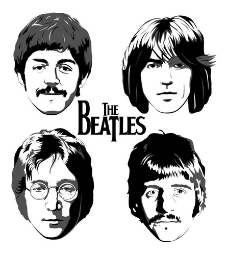 The Beatles - Posters Adhesivos - Varios Diseños