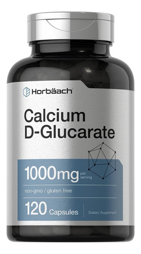 D-glucarato De Calcio 1000 Mg 120 Cápsulas Horbaach