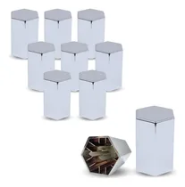 Comprar Kit 10 Pzas Capuchón Cromado Hexagonal Presión 33mm Cs314pre