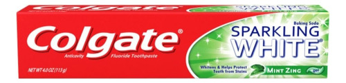 Colgate Sparkling White Mint Zing Crema Dental 113gr