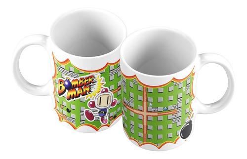 Taza Mug 11oz Arcade Bomberman Videojuego