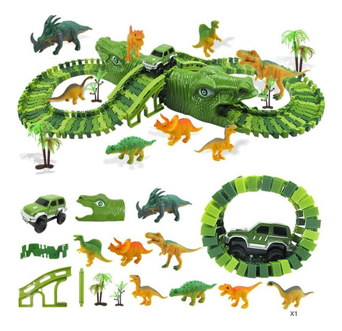 Vagón De Tren Eléctrico Con Forma De Dinosaurio Para Niños,