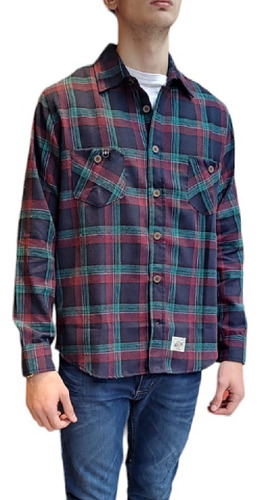 Camisa Hombre No Name Flannel Blend Moda Urbana