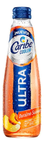 Paquete De 3 Licor Caribe Cooler Ultra Durazno 300 Ml