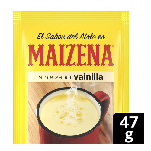 Fécula De Maíz Maizena Atole Fortificado Sabor Vainilla 10pz