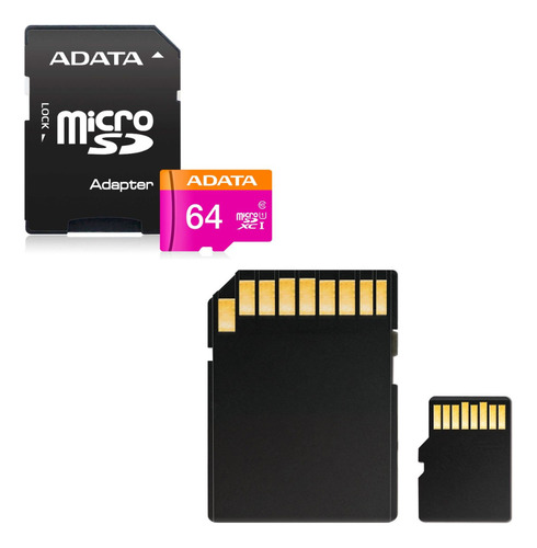 Kit 3pz Micro Sd Adata De 16 Gb Ausdh16guicl1