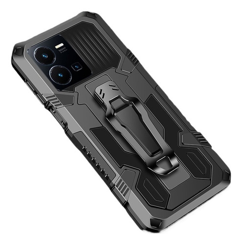 Funda For Vivo V25 V25e Con Clip Duro A Prueba De