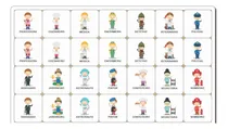 Comprar Jogo Da Memória Profissões Brinquedo Educativo Em Madeira