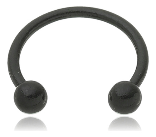 Piercing Masculino Ferradura Aço Inox Presente Pai Moderno