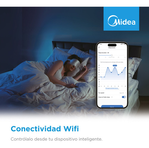 Minisplit Midea Xtreme Plus Inverter , 2t, Frío Calor, 220v