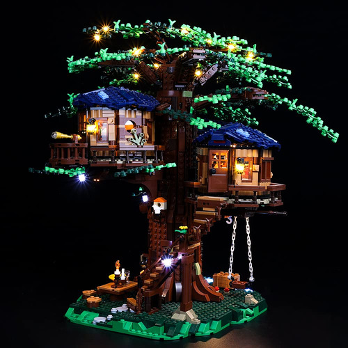 Iluminación Led Para Casa Del Árbol Kit De Luz Para Lego 2