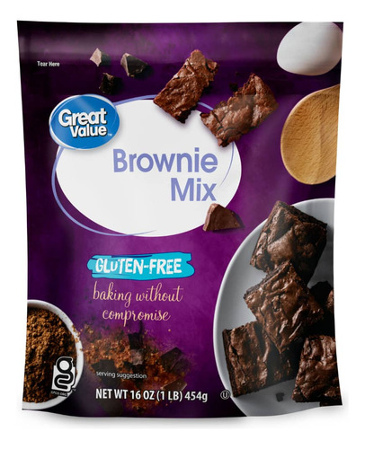 Premezcla Para Brownies, Libre De Gluten 