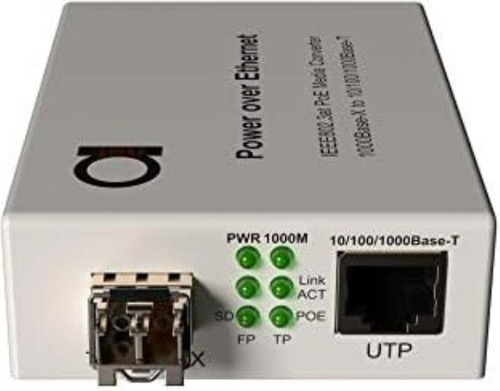 Convertidor De Medios Gigabit Ethernet Lc Multimodo De Fibra