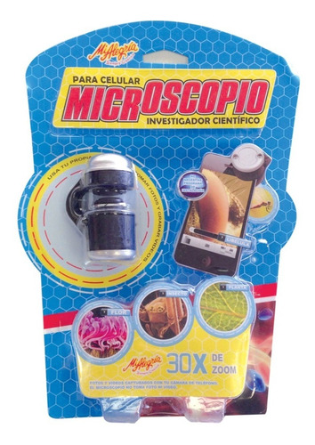 Imagen 1 de 3 de Microscopio Portátil Para Celular - Mi Alegría