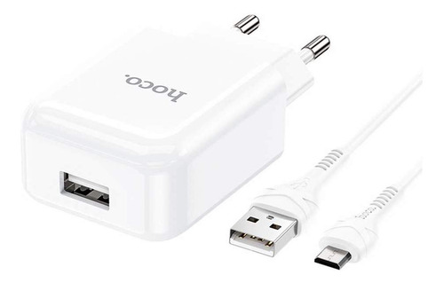 Pack Pared Micro Usb Blanco 2.1 - Hoco N2