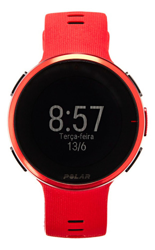 Relógio Smartwatch Multiesportivo V2 Vermelho M/g Polar
