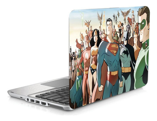 Skin Adesivo Para Notebook 15 Liga Da Justiça Batman B1