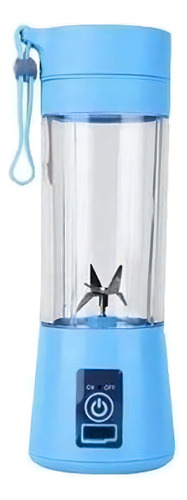 Mini Liquidificador Portátil Shake Juice Cup E Cabo Usb Azul