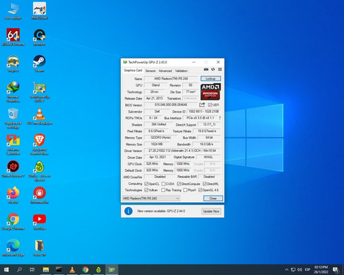 Imagen 4 de 5 de Tarjeta De Video Amd Radeon R5 240 1 Gb Gddr3