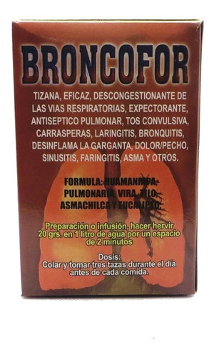 Imagen 2 de 2 de Pack De Dos Infusiones Broncofor