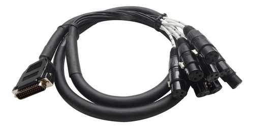 Audio Sísmico 8 Canales Xlr Hembra, Modelo Sa-db8xf5-db25