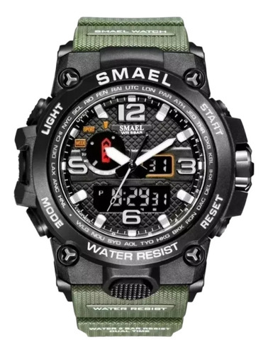 Reloj Hombre Militar Smael S-shock Tactico Alarma Sumergible