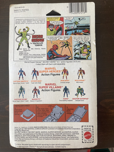 Octopus 1984 Marvel Super Heroes Secret Wars Mattel Vintage (Usado)