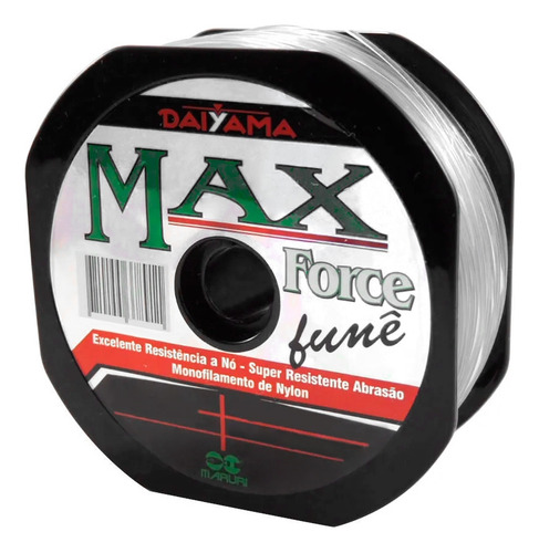 Linha Monofilamento Max Force Fumê 0.47mm 100m - Maruri