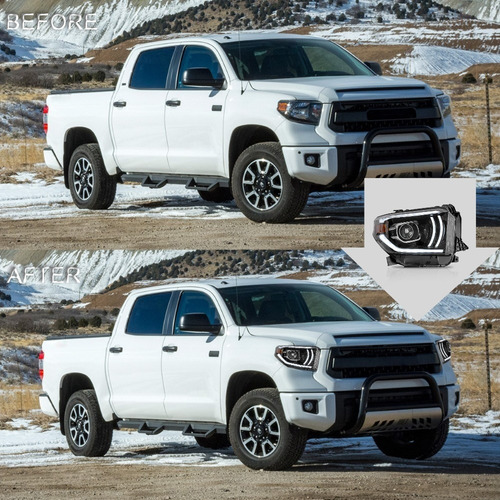 Faro Led Tundra Led Headlight Drl Luz Dinámica Vland