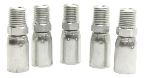 Lot Of 5 Danfoss 06904e-104 Hose Fitting, 1/4 Npt M Ccs