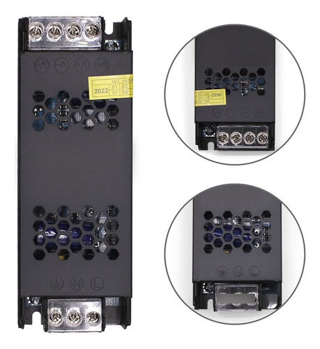 Fonte Chaveada 12v 10a 120w P/ Cftv Fita Led Som Aaatop