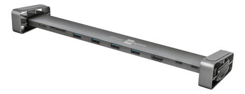 Base Trust Multipuerto Usb-c 10 En 1 2 X Usb-c 4x Usb-a Hdmi