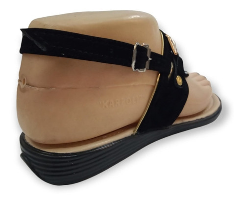 Imagen 4 de 6 de Huarache Chancla Gallo Con Hebilla Suave Hebilla Ajustable
