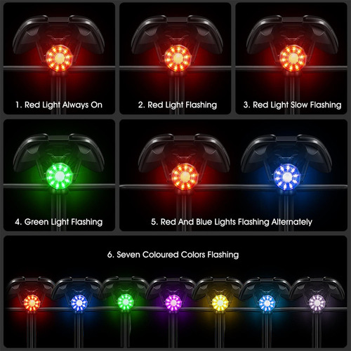 - Luz Led Trasera Para Bicicleta Con Sensor De Freno