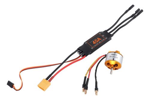 40a Brushless Esc 2212 Kv2200 Motor+xt60 Rc Motor Set Para
