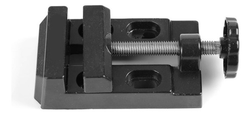 Mini Torno De Bancada Com Braçadeira Plana Broca Em Liga De